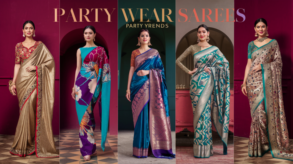 party wear saree